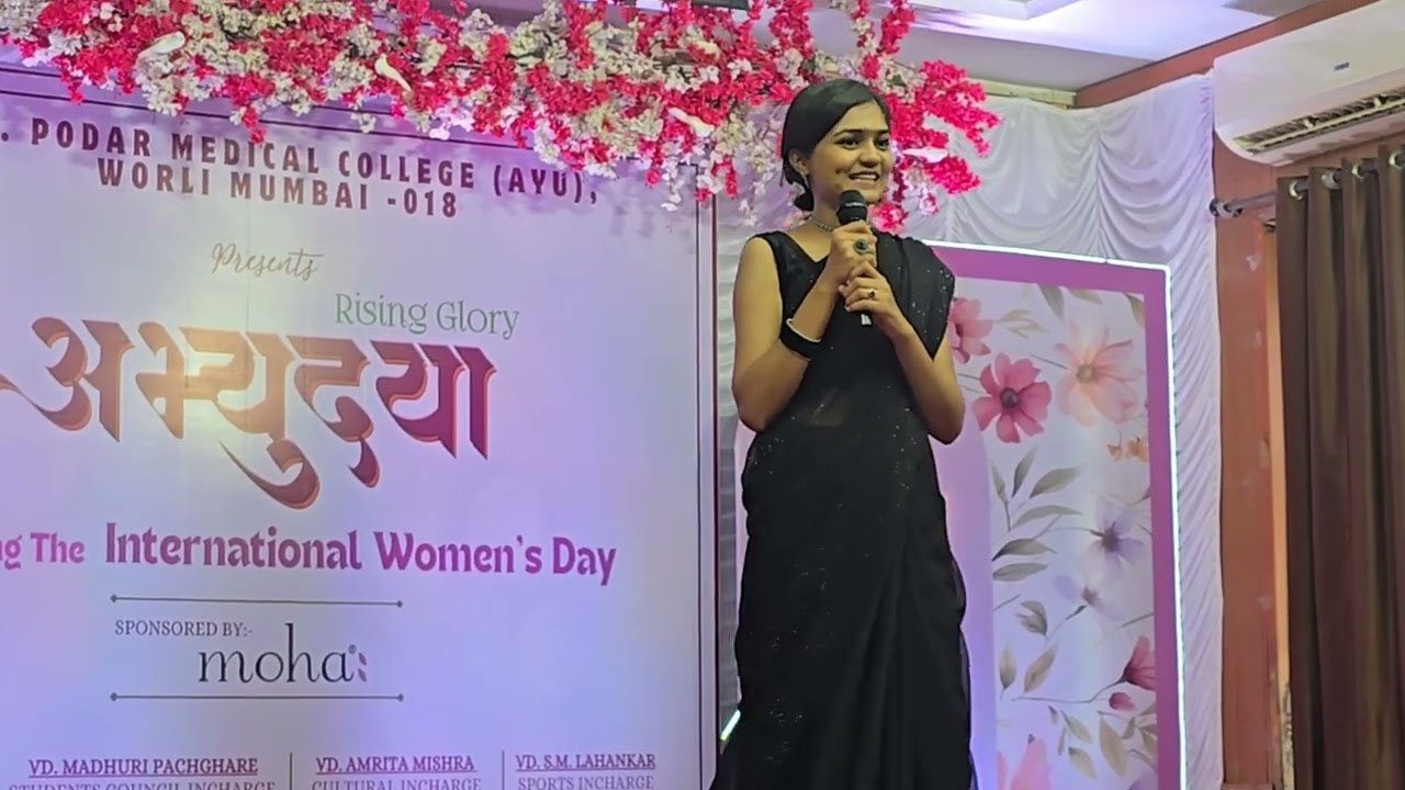 Women's day celebration at RAPMC Mumbai🥳 | R. A. Podar medical college mumbai | Bams | Clg functions