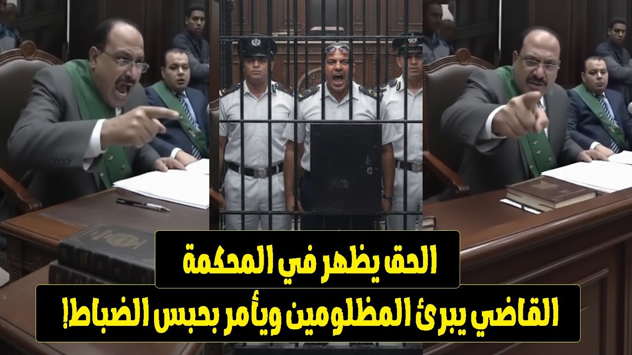 قرار ناري من القاضي يهز المحكمة!.. ضباط المباحث في القفص بدل المتهمين!”