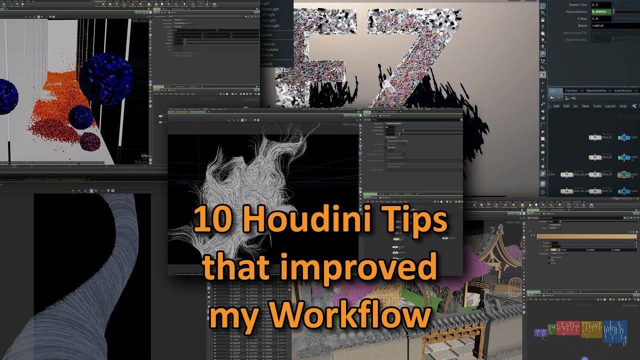 10 Houdini Tips to improve your Workflow