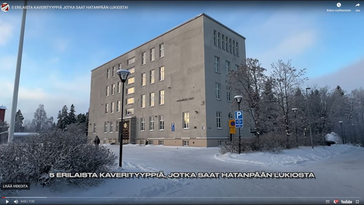5 ERILAISTA KAVERITYYPPIÄ JOTKA SAAT HATANPÄÄN LUKIOSTA!