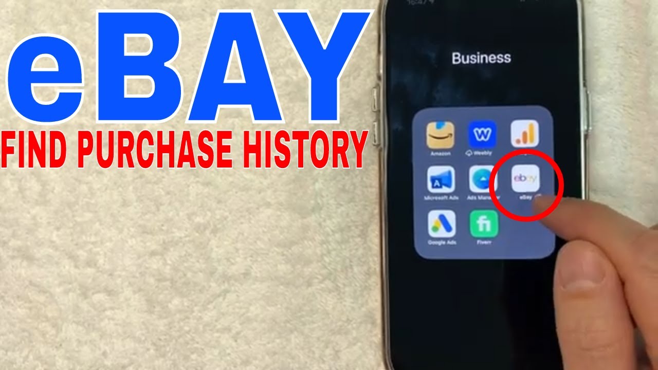 ✅  How To Find eBay Purchase History 🔴