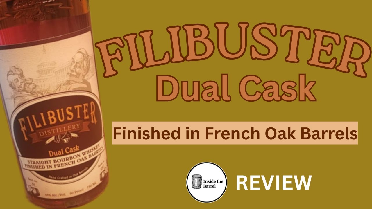 Обзор бурбона Filibuster Distillery Dual Cask Straight Bourbon Whiskey, выдержанного во французск...