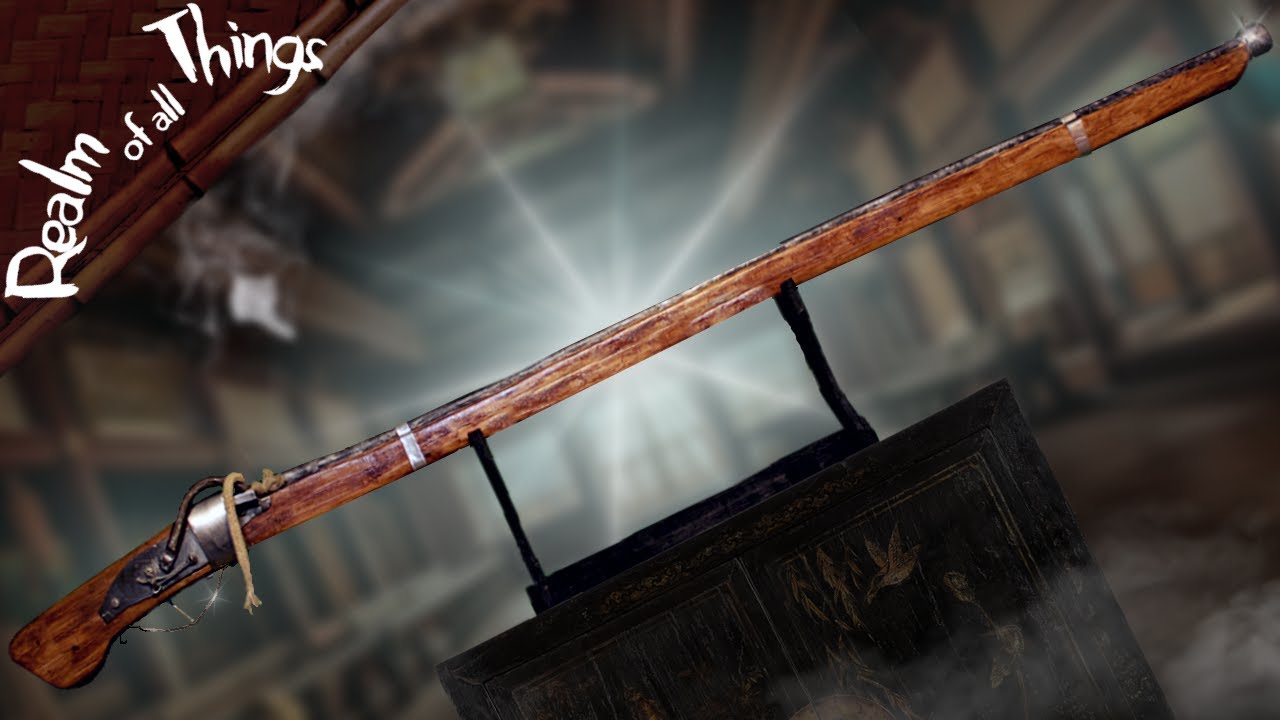 How To Carve Japanese MATCHLOCK GUN from a STICK