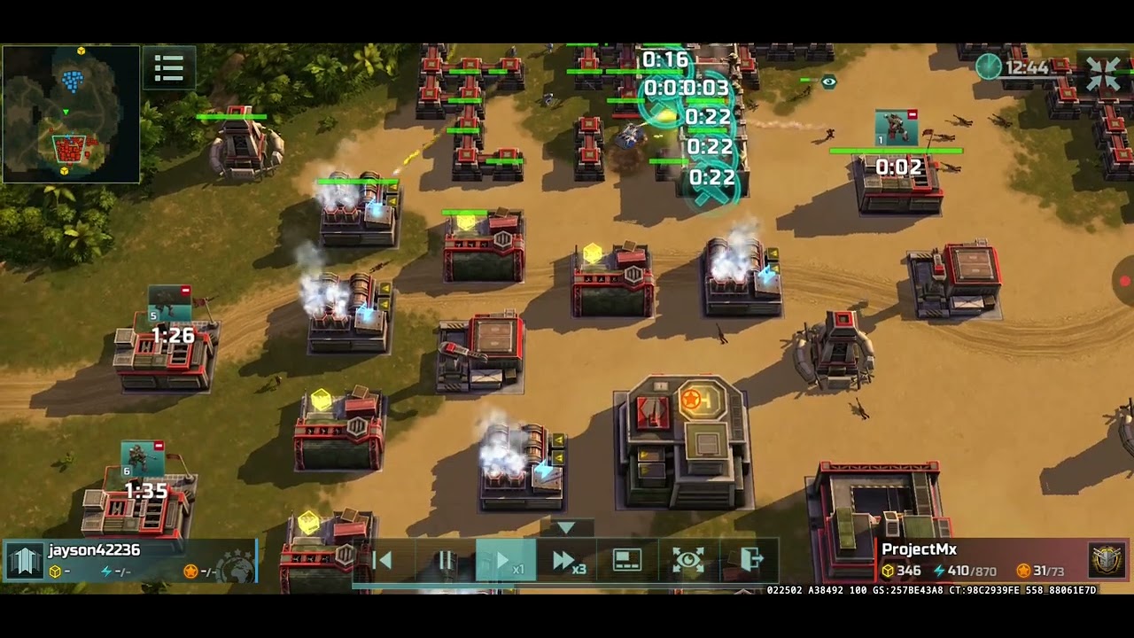 AOW3 1vs1 PM $壁まみれ防戦、トレントに耐える、モグラ間に合う