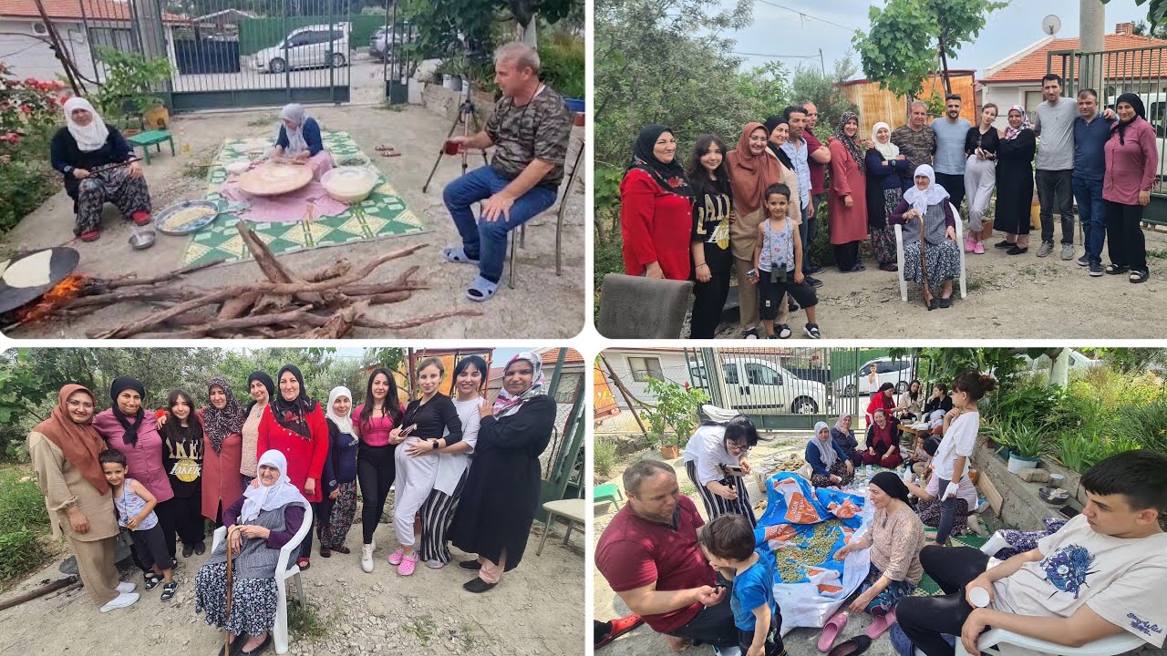 BAHÇEYE KENDİN PİŞİR KENDİN YE OCAKBAŞI KURULDU GÖZLEME DUT PARTİSİ AKRABA TOPLANTISI HUZURLU GÜNDÜ