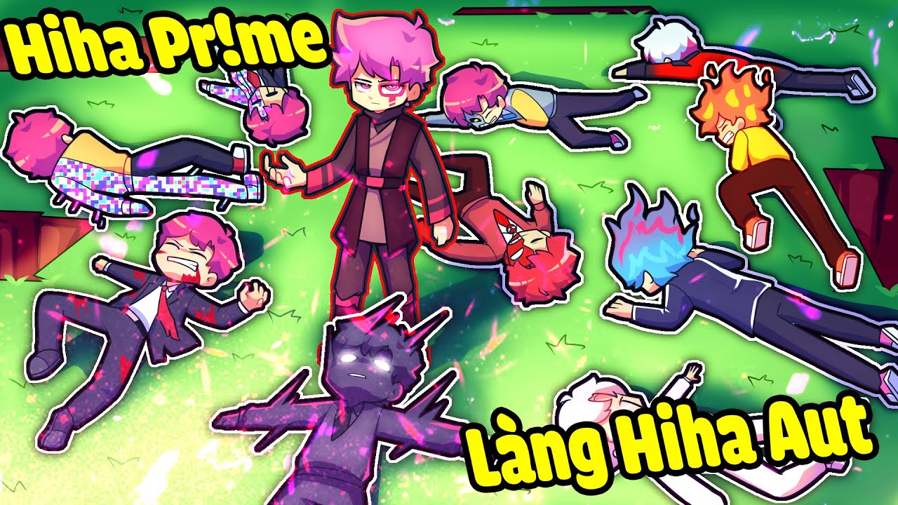 HIHA PRIME ĐẾN VÀ TẤN CÔNG LÀNG HIHA ĐA VŨ TRỤ TRONG MINECRAFT*HIHA PR!ME VS HIHA AUT ❗️💥