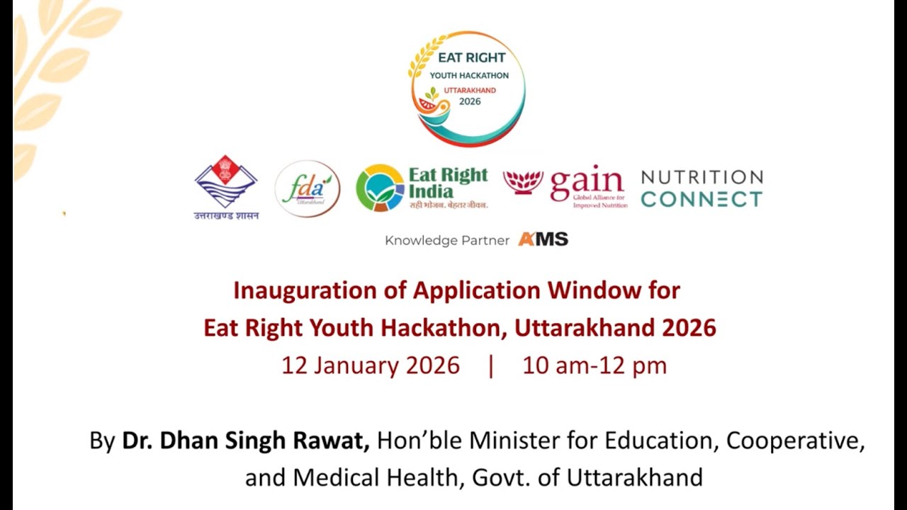 Eat Right Youth Hackathon Guidelines