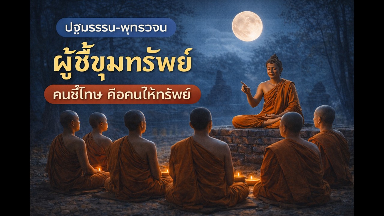 ปฐมธรรม-พุทธวจน ผู้ชี้ขุมทรัพย์ คนชี้โทษ คือ คนให้ทรัพย์ คำสอนจากพระโอษฐ์พระพุทธเจ้า