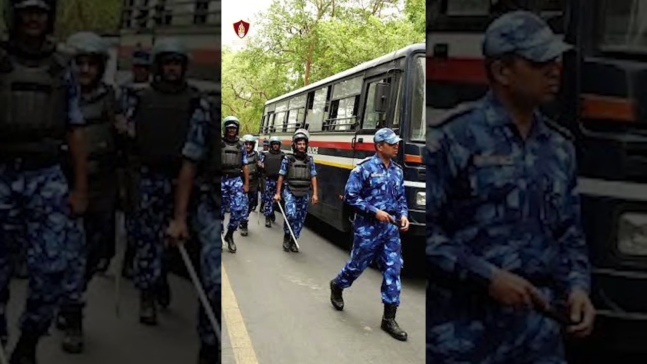 What Is The RAF Deployed At CJP Protest? | Rapid Action Force Explained #defencenews #shorts #cjp