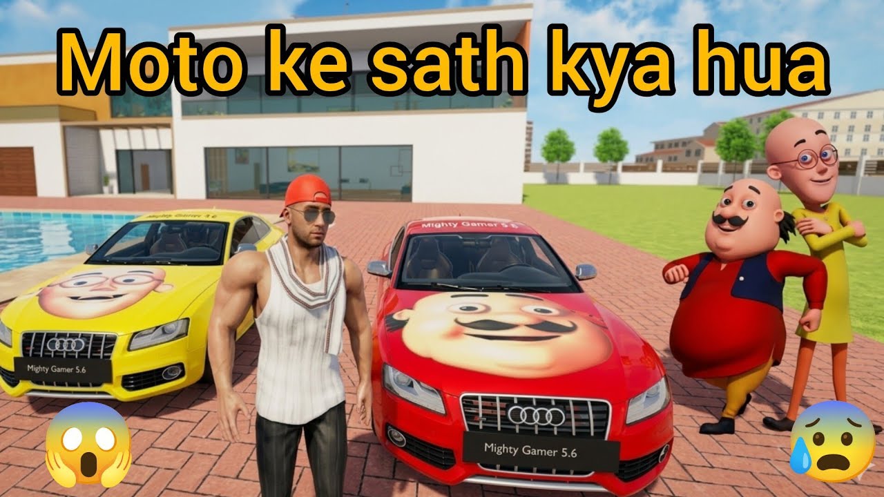 Moto Ke Sath Yeh Kya Hua? 😨 | Motu Patlu in Real Life Billionaire House