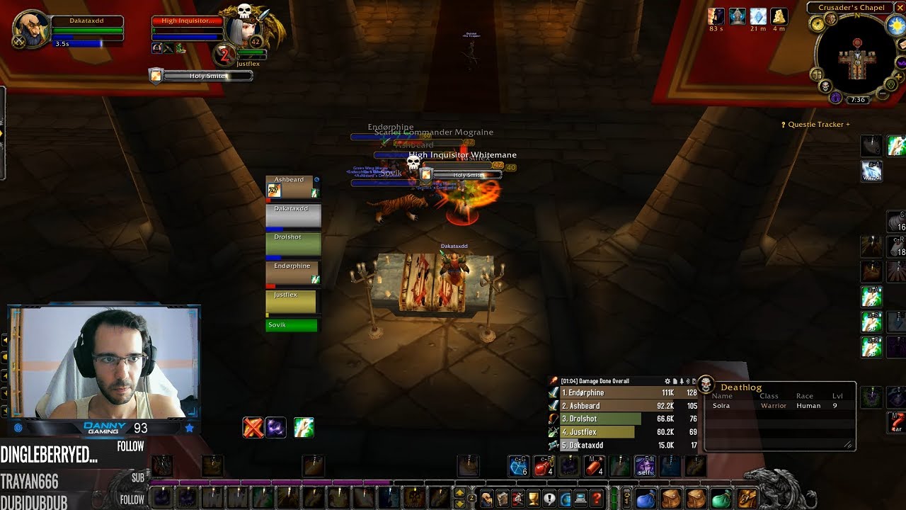 SM: Cathedral HARDCORE Healing, Full Run with Commentary | Priest Classic WoW