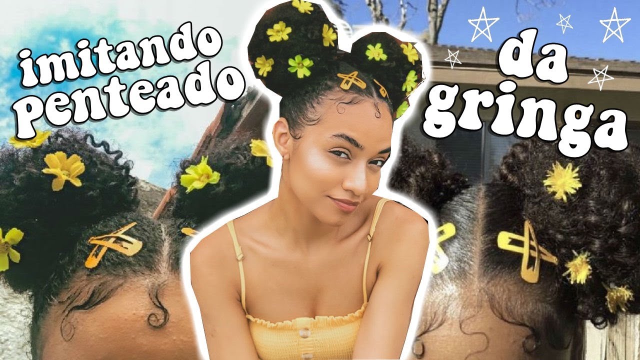 imitando penteado da gringa do pinterest! 🌻✨