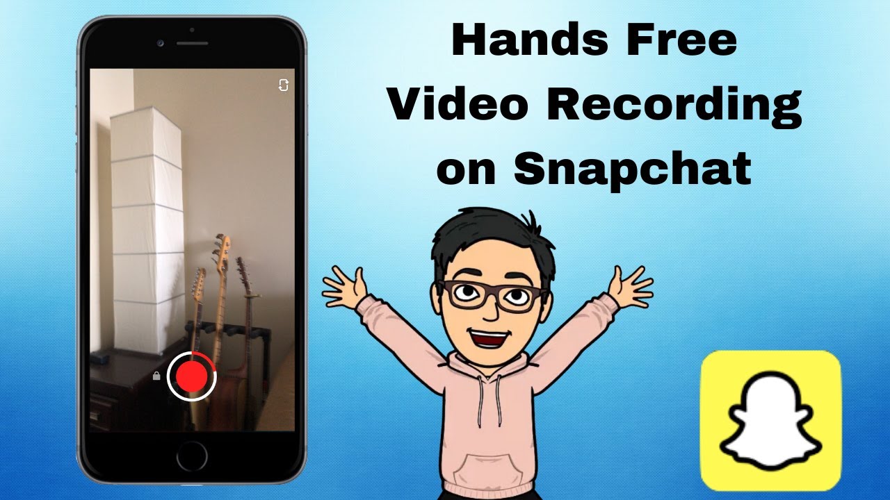 Snapchat: запись видео без помощи рук | 2020