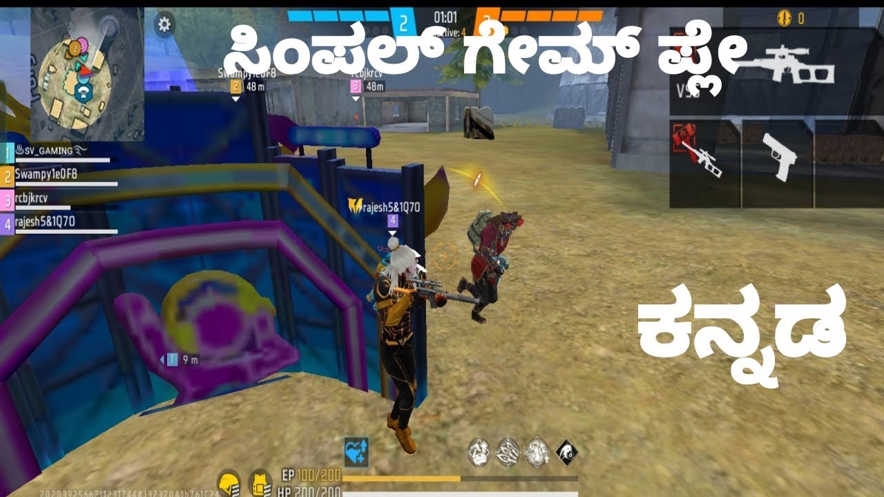 FREE FIRE MAX KILL 10 ಕನ್ನಡ 😃 R 1 2 GAMING 