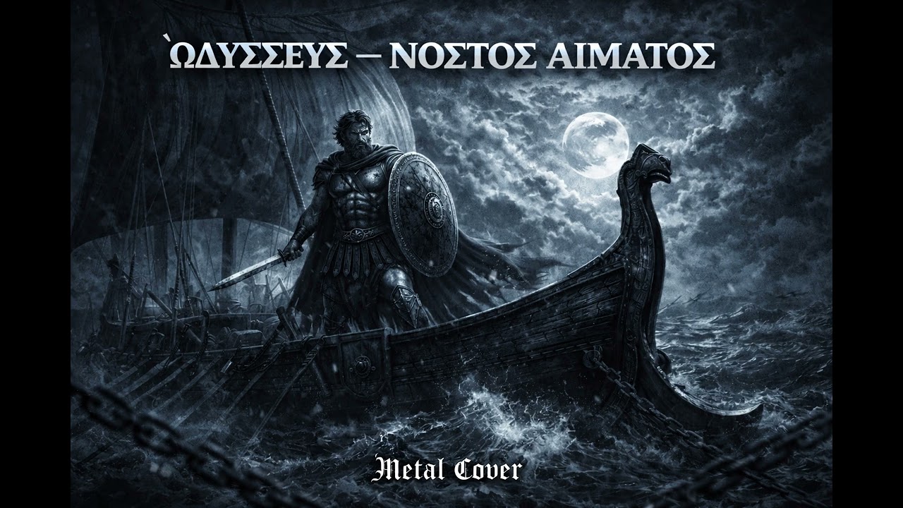 ὈΔΥΣΣΕΥΣ – ΝΟΣΤΟΣ ΑΙΜΑΤΟΣ Metal Cover ΣΤΑ ΑΡΧΑΙΑ ΕΛΛΗΝΙΚΑ