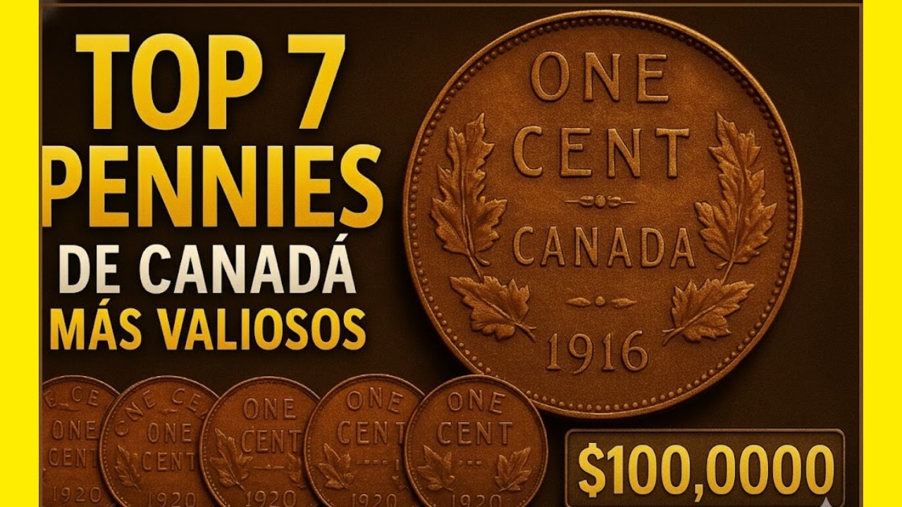 Top 7 centavos canadienses m&aacute;s valiosos 😱 | Pagan miles de d&oacute;lares