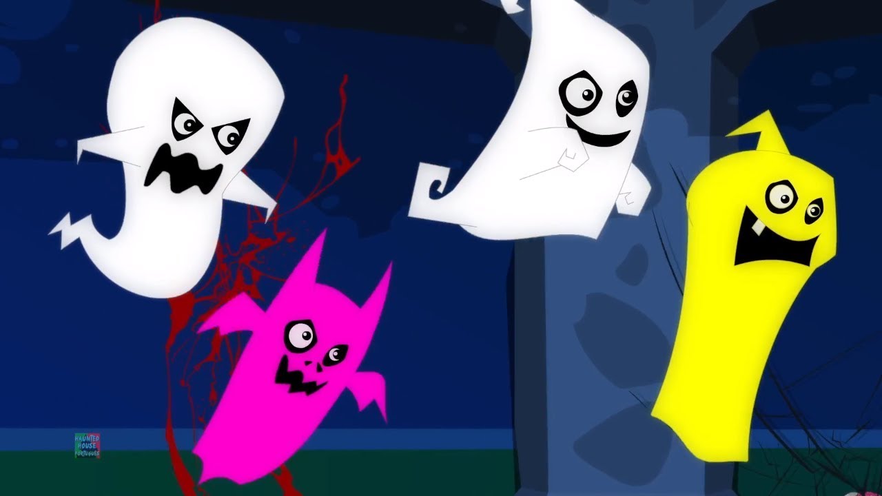 olá é dia das bruxas | Desenhos animados | Hello Its Halloween | Haunted House Português