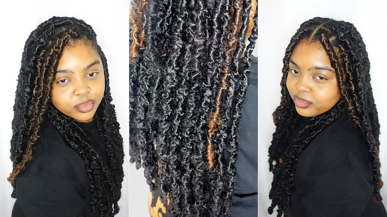 Distressed textured boho faux locs using water wave crochet hair + wrapping method | Sam's Beauty