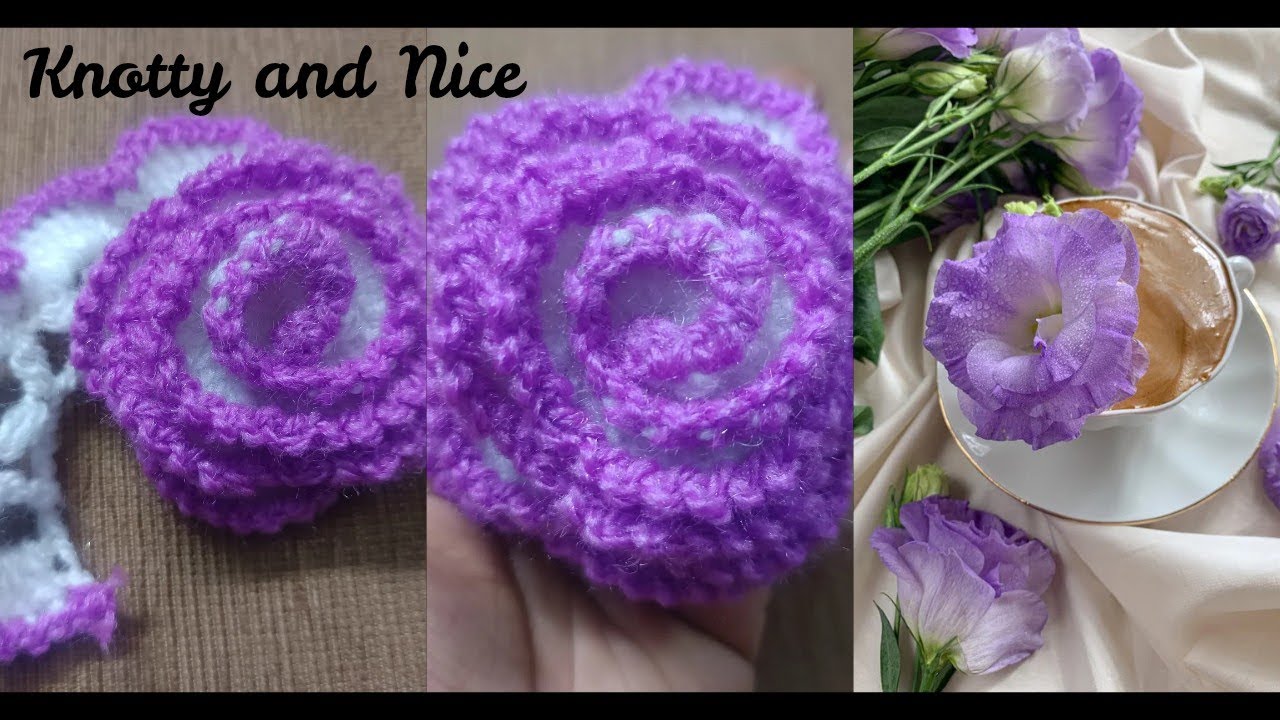 The Most Beautiful Beginner Friendly Crochet Flower Rose | Easy & Beautiful Design