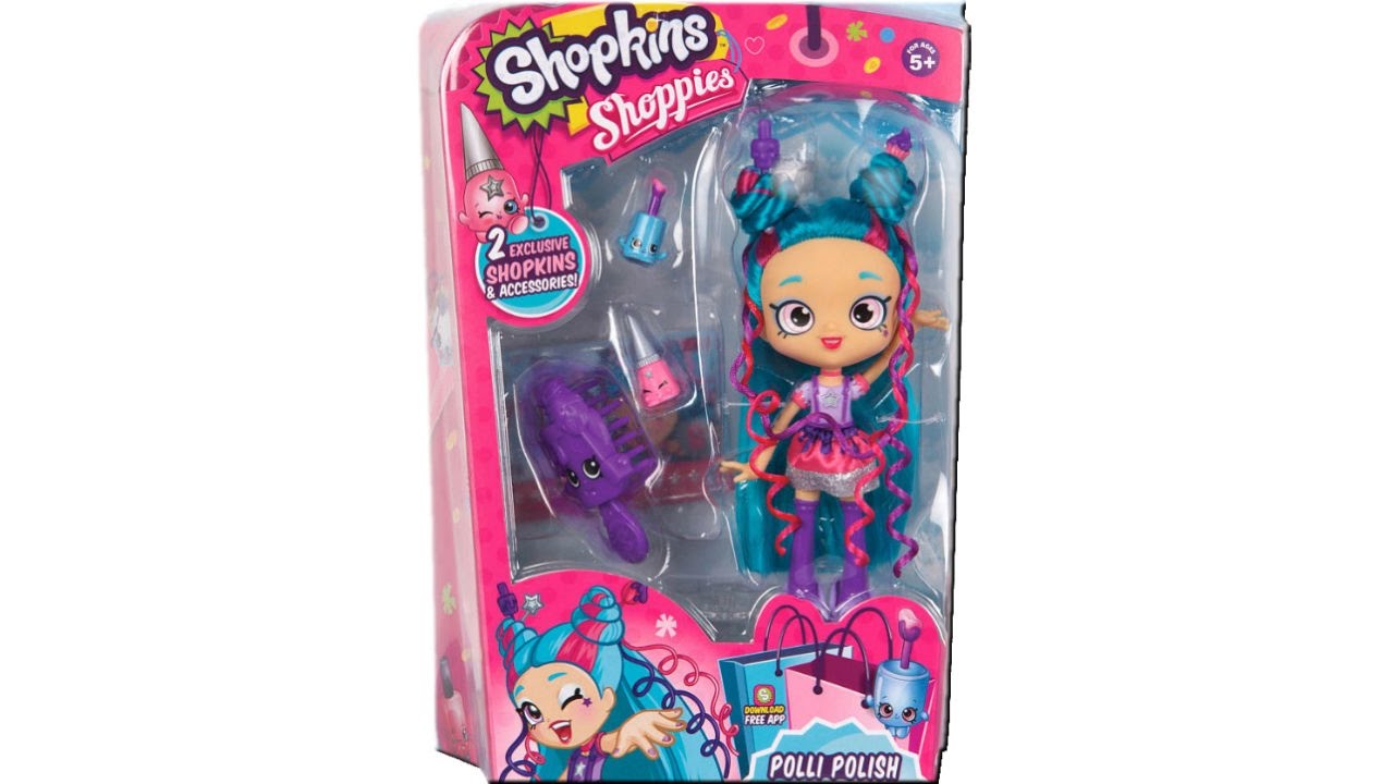 Shopkins Shoppies Polli Polish Unboxing Toy Review