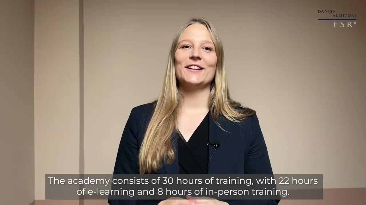 Sustainability education - Amalie Schou Nielsen from FSR–danske revisorer