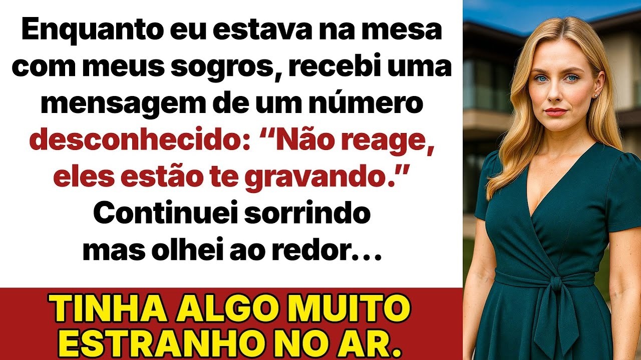 170 No jantar com meus sogros, recebi uma mensagem   Não responde!