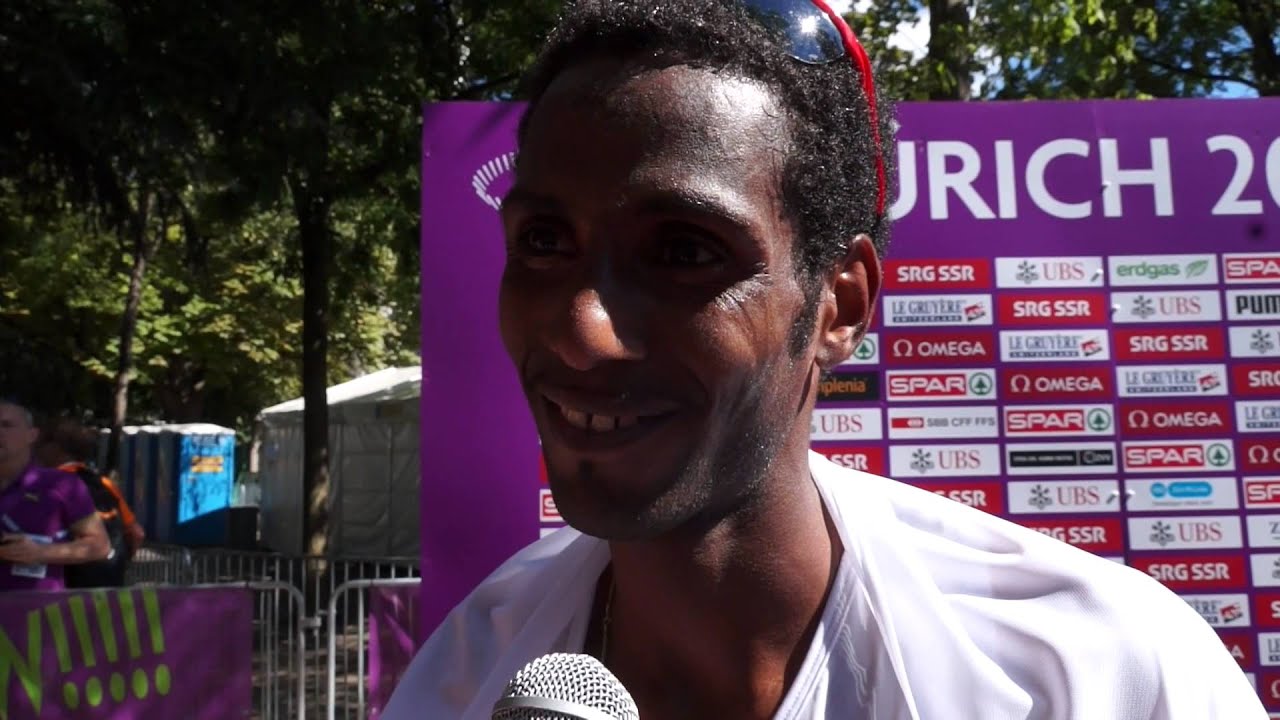 Yared Shegumo (POL), Silver Medal Winner Marathon Men
