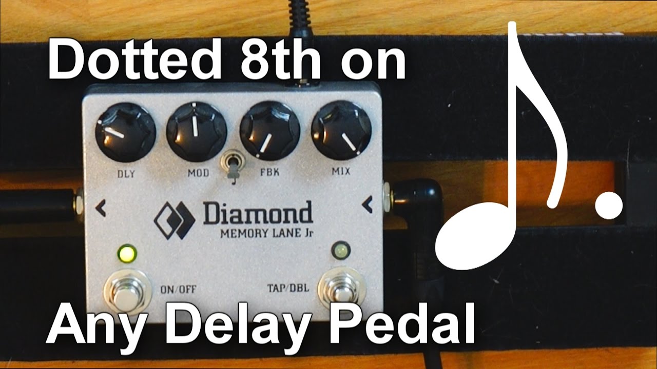 How To Setup Dotted Eighth Delays on Any Delay Pedal (4 ways)