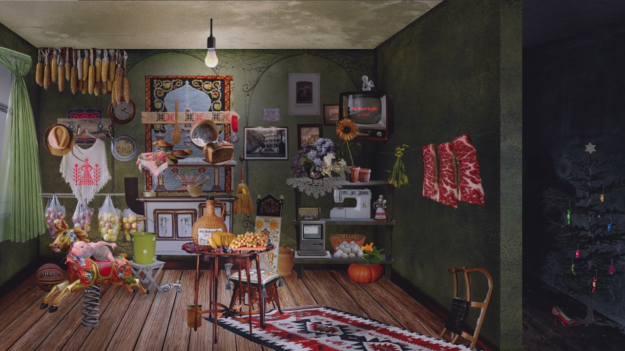 A tiny room Ambience: Winter holidays with granny and grandpa