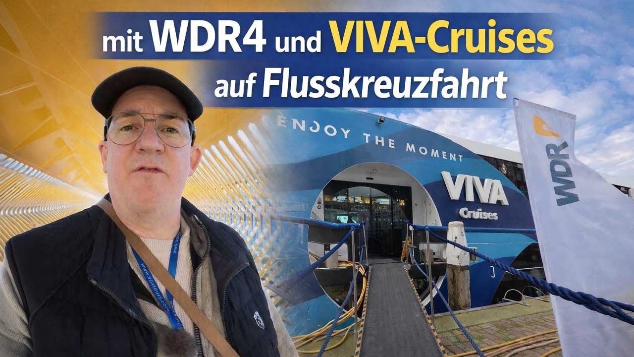Flusskreuzfahrt mit der VIVA Tiara – Rotterdam, Antwerpen und Nimwegen | Unterwegs mit WDR4