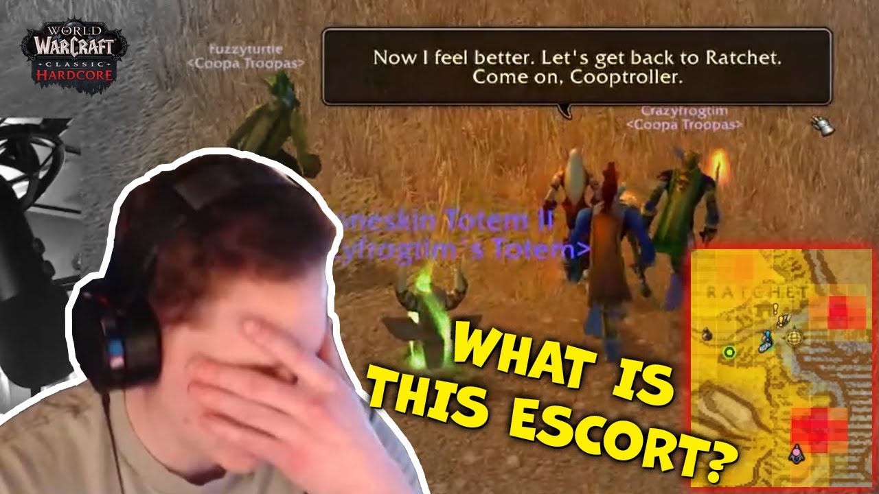 This escort is truly BRUTAL...on my patience | WoW Classic HC Anniversary