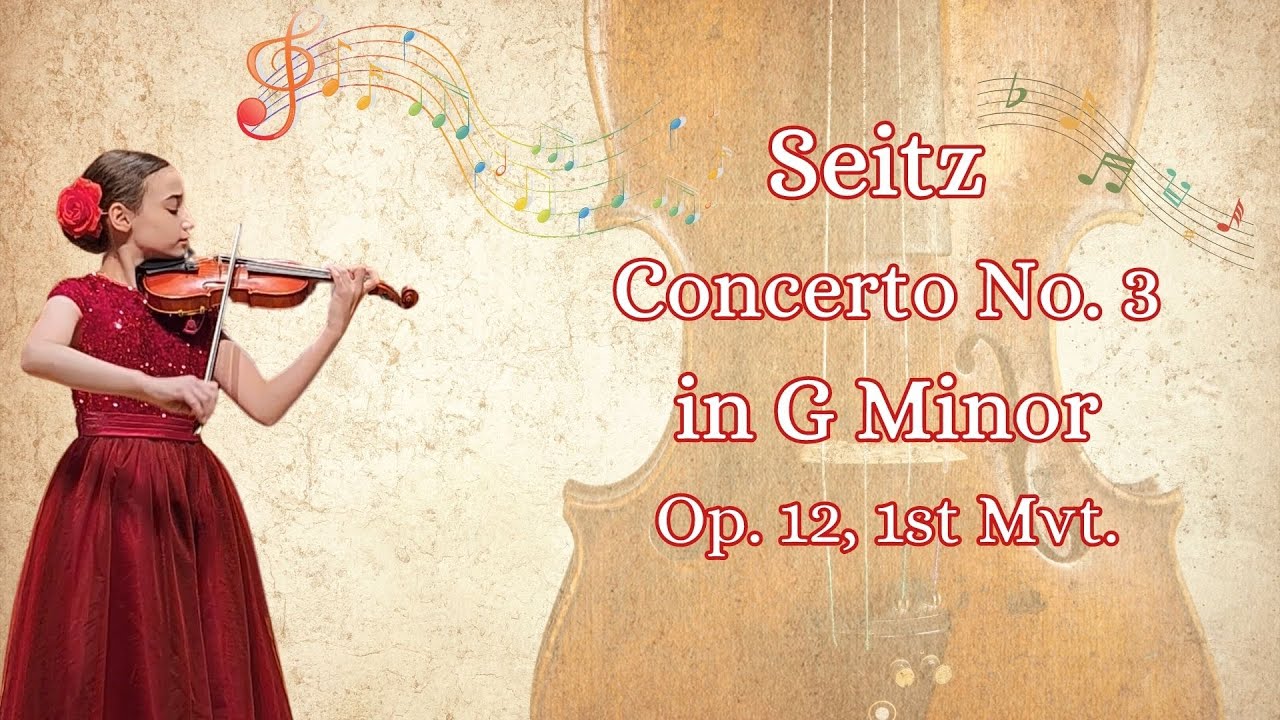 Seitz - Concerto No. 3 in G Minor, Op.12, 1st Mvt.