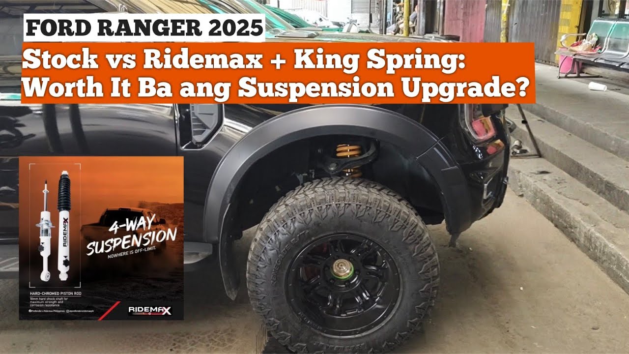FORD RANGER - Stock vs Ridemax: Worth It Ba ang Suspension Upgrade?