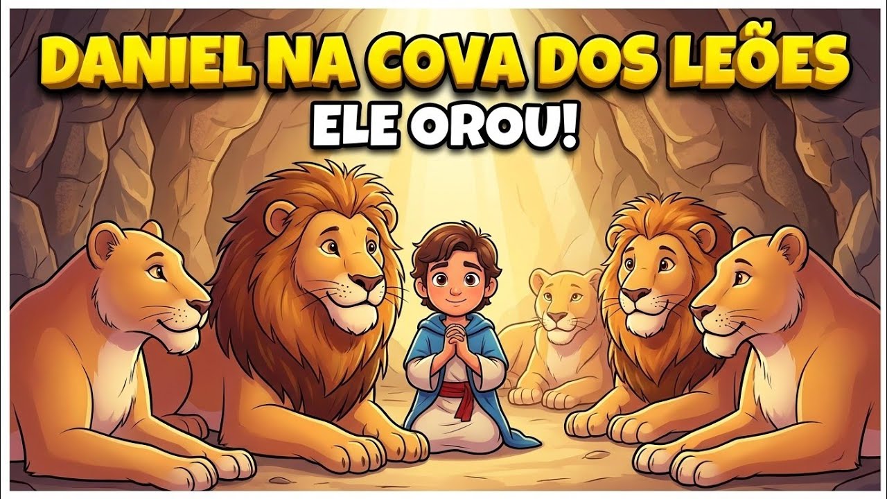 Daniel na Cova dos Leões EM MÚSICA! 🦁 | Fé e Coragem | Canção Bíblica para Crianças | Somos1
