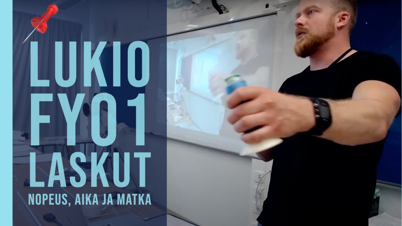 🔴 TÄRKEÄ FY01 KOE: FYSIIKKA 1 Laskut, välivaiheet ja kertaus. Ks. DESCRIPTION #jukkaopettaafysiikkaa