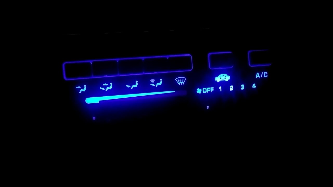 INSTALL LED's IN CLIMATE CONTROLS '97 CIVIC