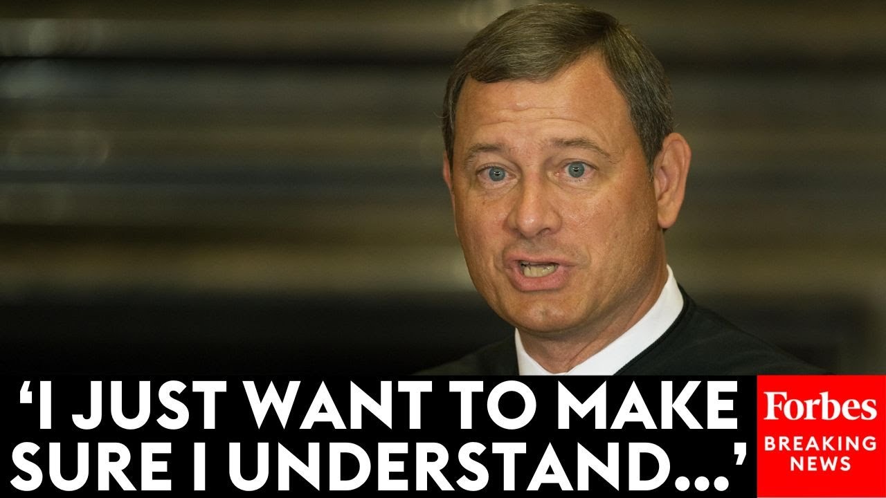 Chief Justice Roberts Grills Attorney On Congress' Power To Dissolve Presidential Cabinet Positions