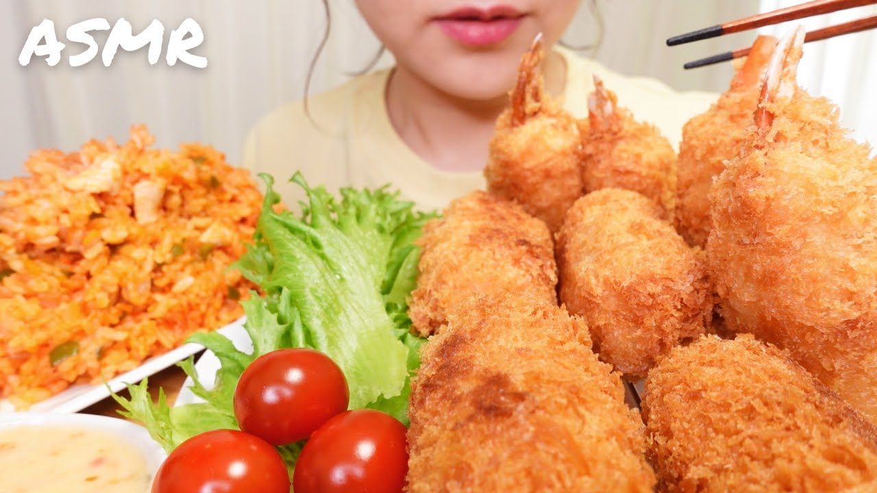 【咀嚼音】カニクリームコロッケ｜ASMR｜Eating Sounds｜Mukbang