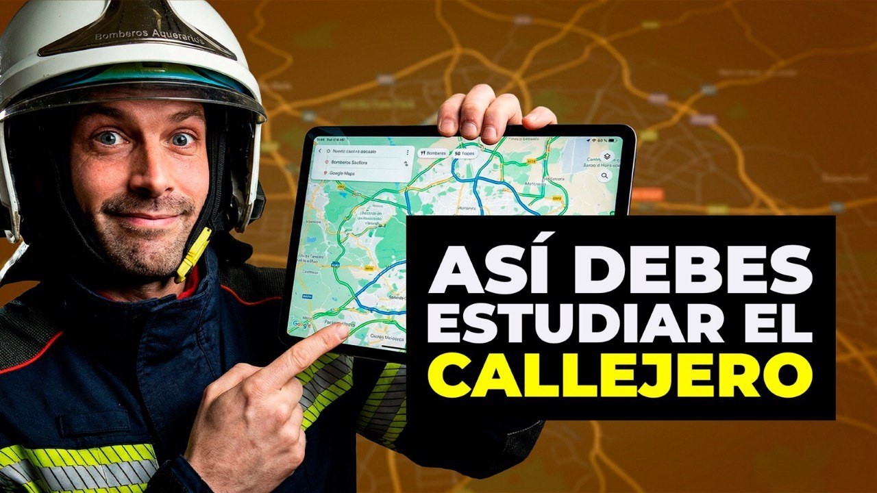 ¿Cómo estudiar el CALLEJERO de la oposición a bombero? | Estrategia + herramienta gratuita