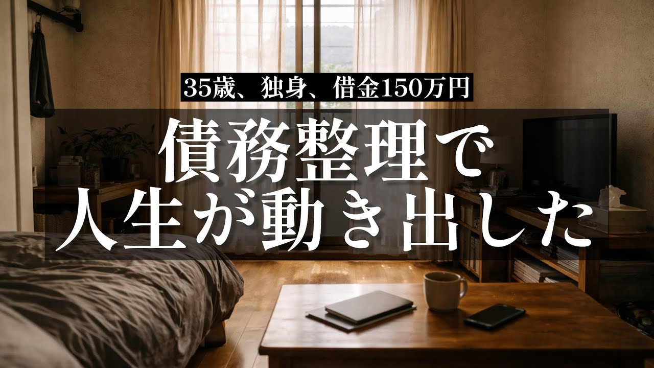 35歳、独身、借金150万円。債務整理で人生を立て直した話