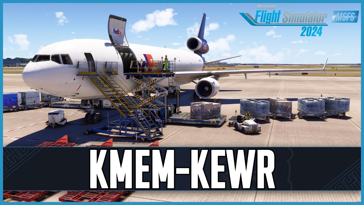 TFDi MD-11F | Freight Dawg | Fedex | Memphis &rarr; Newark | VATSIM