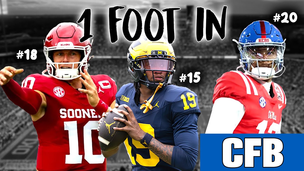 WHO TO LOOK OUT FOR IN WEEK 2 OF COLLEGE FOOTBALL! | 1 FOOT IN (CFB) #collegefootball #podcast