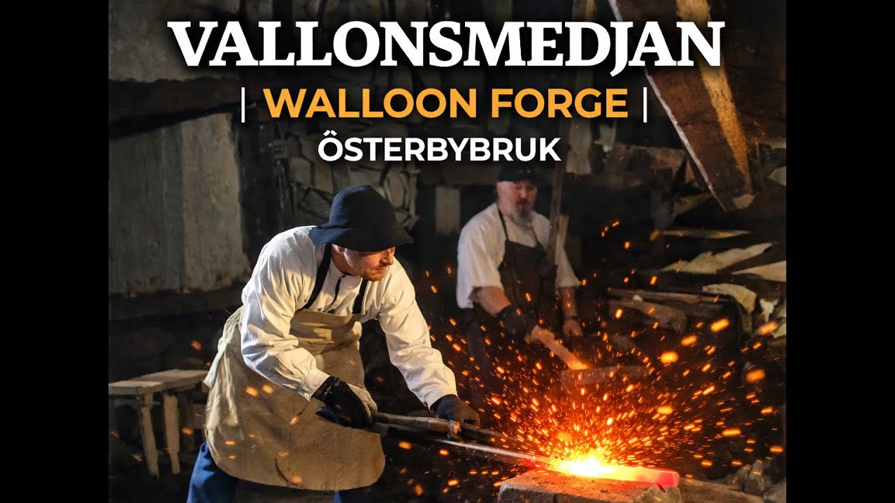 Vallonsmedja i Österbybruk | Walloon Forge Water Hammer – Sweden