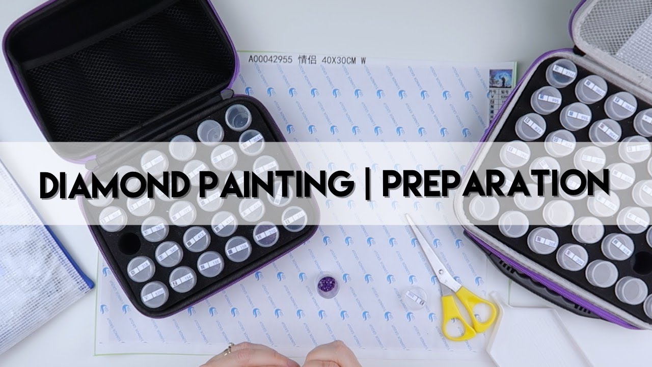 Diamond Painting - Breakdown & Preparation | 30x40 Couple
