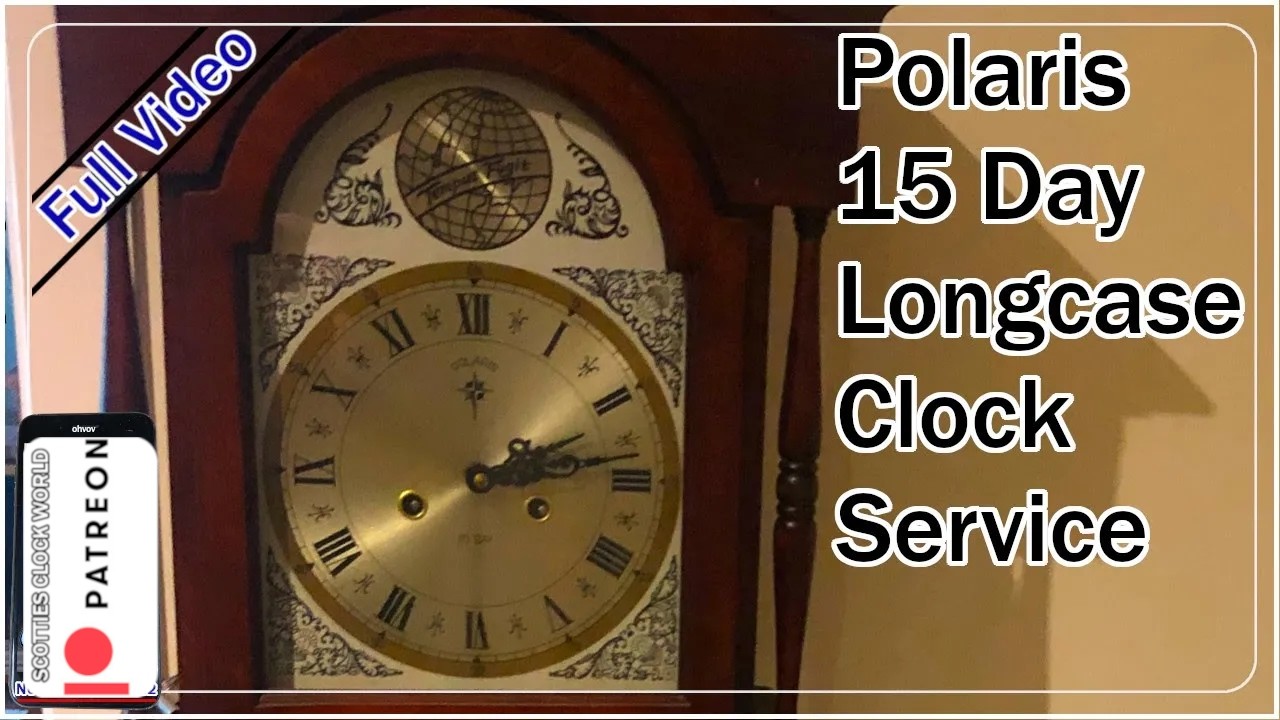 15 Day Longcase Polaris Clock Service