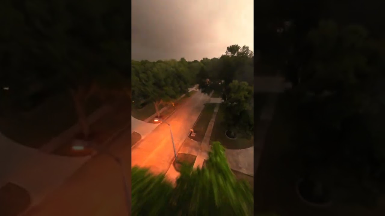 Supercell tornado storm approaching HTown - Dji Action 2 in 9x16 on fpv drone
