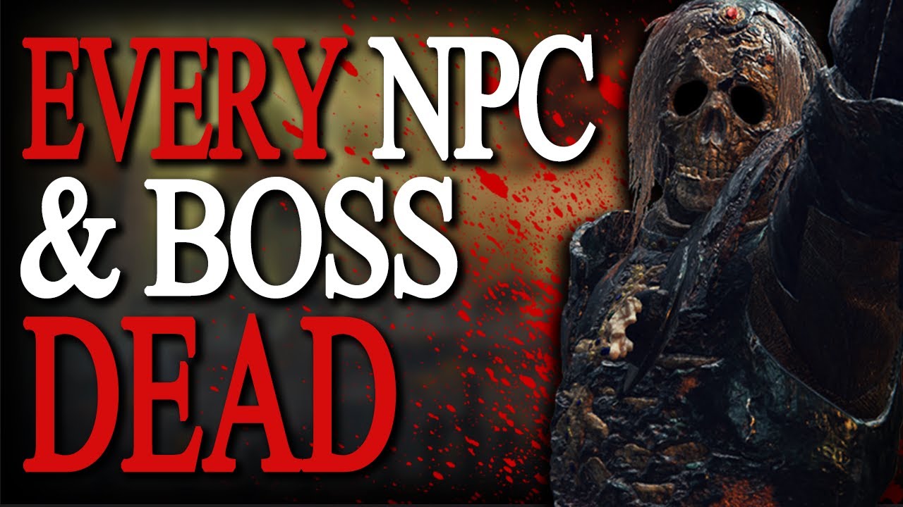 I Killed Every NPC in Elden Ring