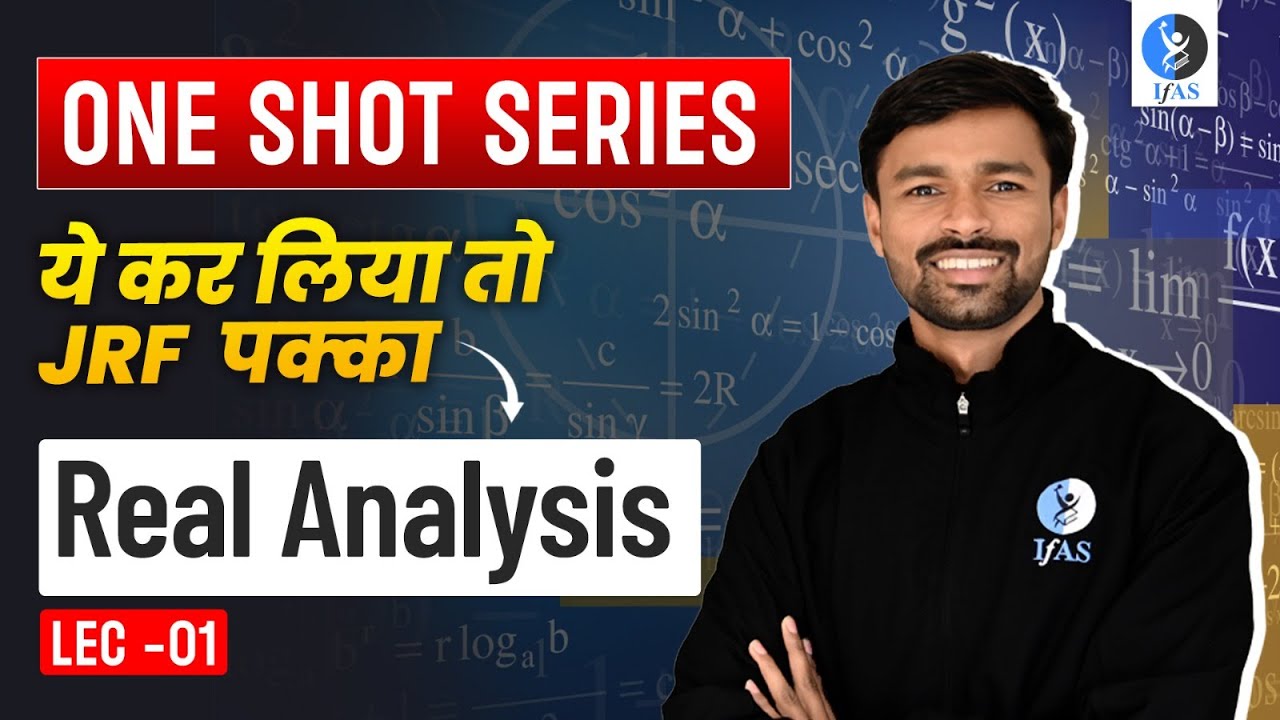Real Analysis One Shot Series | CSIR NET Mathematical Science June 2024 | IFAS Mathematics