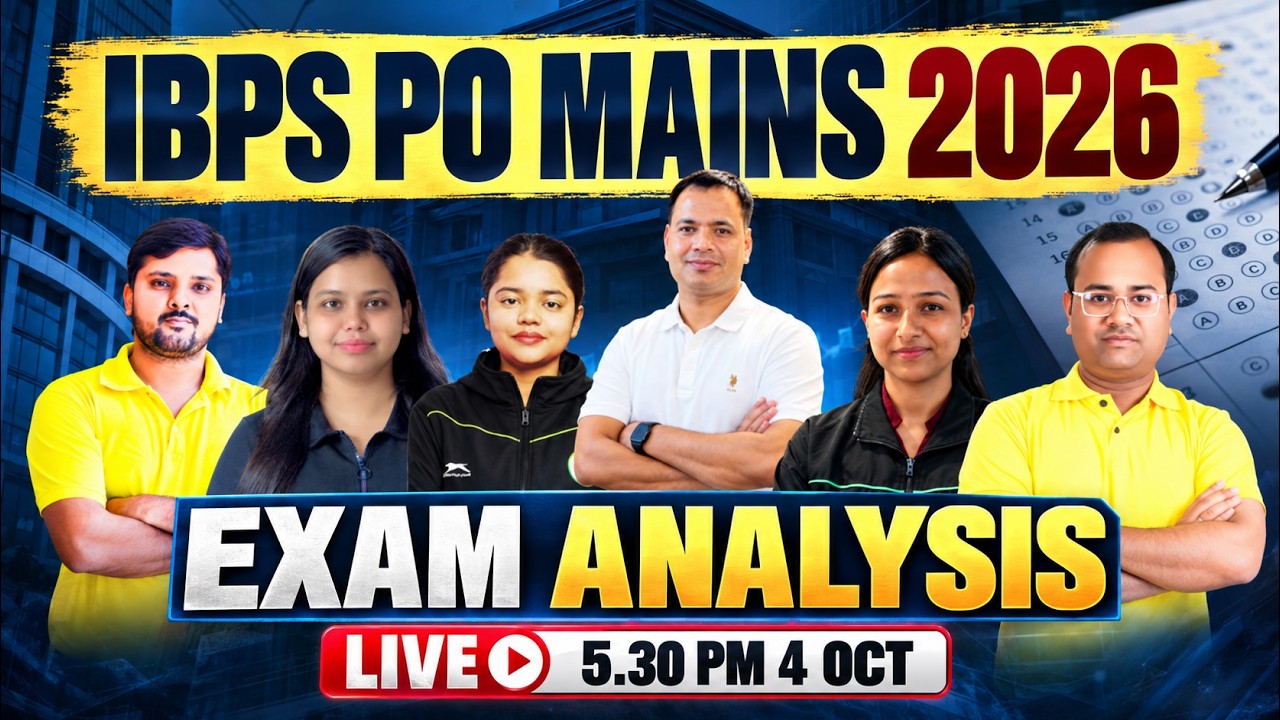 IBPS PO Mains Exam Analysis 2026 |Difficulty Level, Good Attempts & Questions Asked |Complete Review