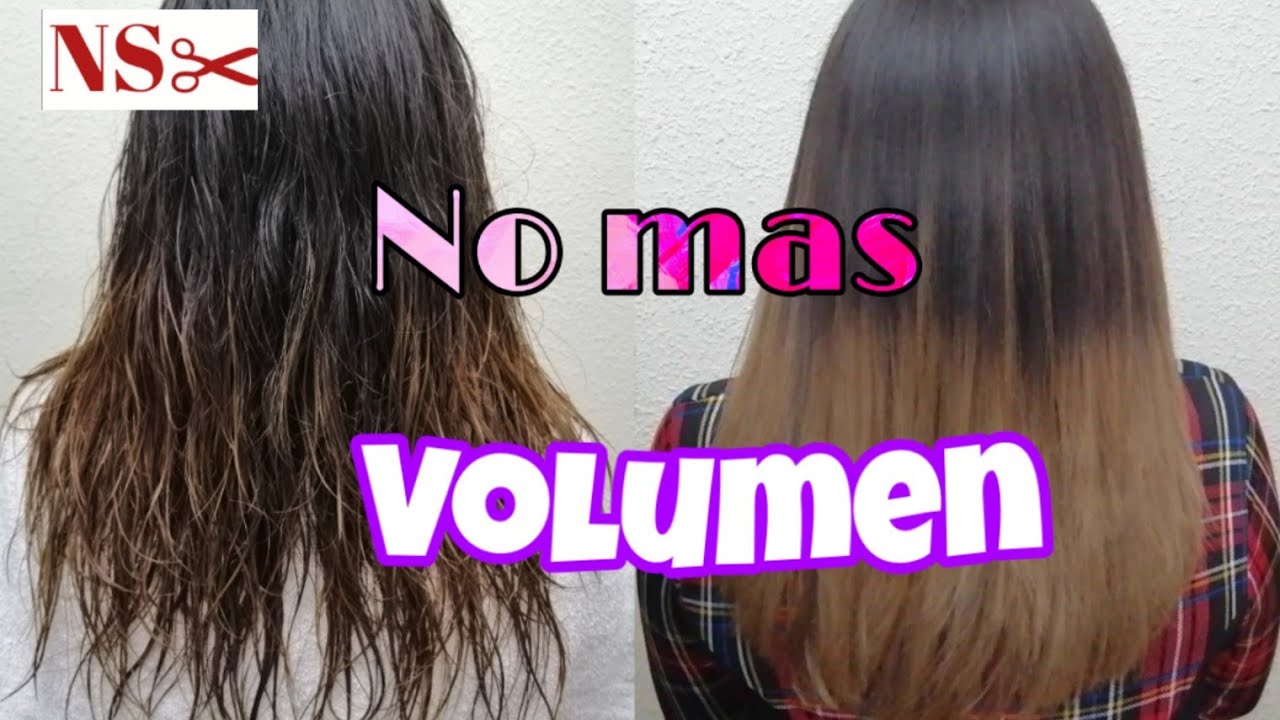 Corte para quitar VOLUMEN 💇‍♀️técnica para principiantes